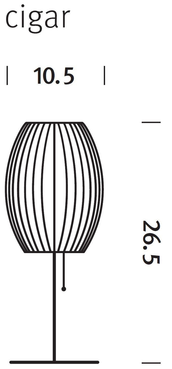 Herman Miller Nelson® Cigar® Lotus Table Lamp