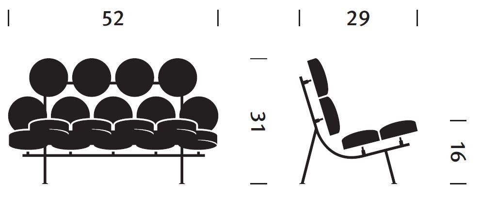 Herman Miller Nelson™ Marshmallow Sofa