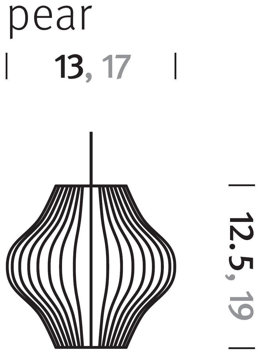 Herman Miller Nelson® Pear® Bubble Pendant Lamp
