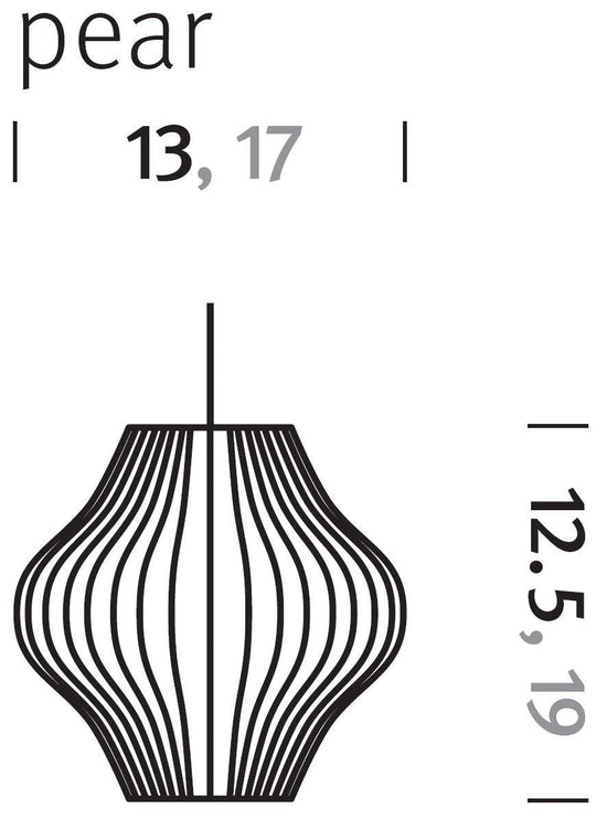 Herman Miller Nelson® Pear® Bubble Pendant Lamp