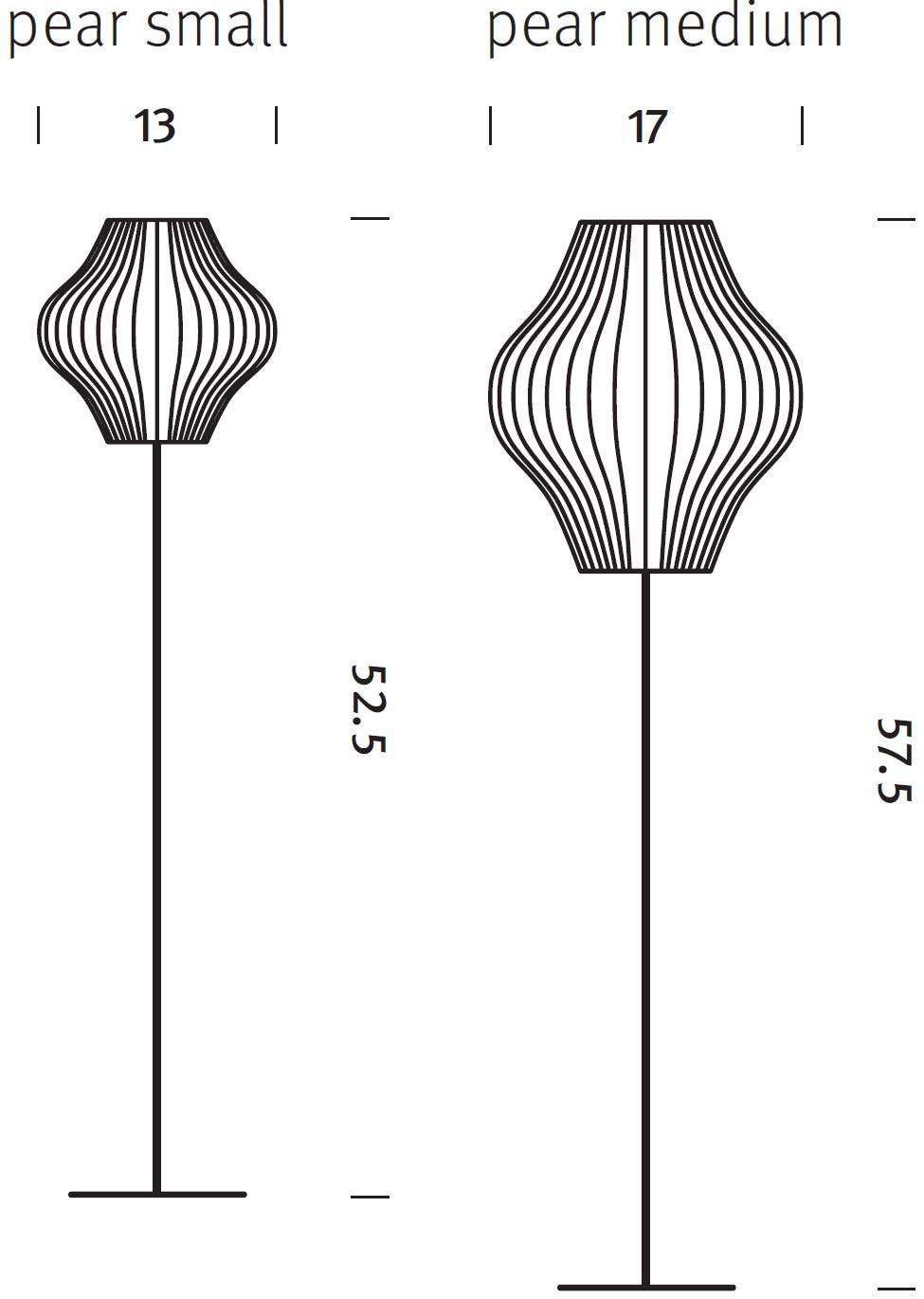 Herman Miller Nelson® Pear® Lotus Floor Lamp