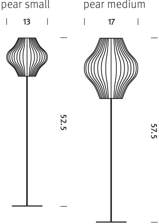 Herman Miller Nelson® Pear® Lotus Floor Lamp