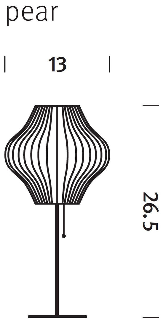 Herman Miller Nelson® Pear® Lotus Table Lamp