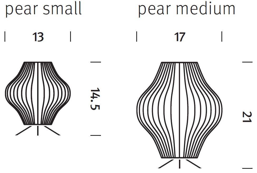 Herman Miller Nelson® Pear® Tripod Table Lamp