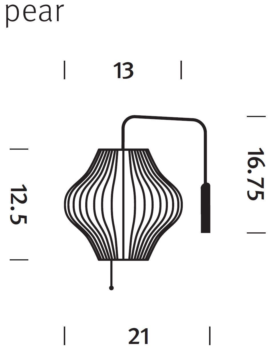 Herman Miller Nelson® Pear® Wall Sconce