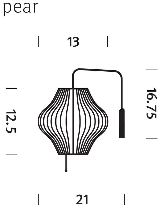 Herman Miller Nelson® Pear® Wall Sconce