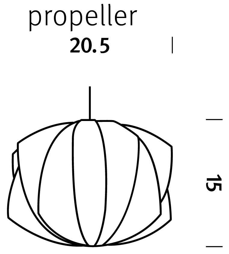 Herman Miller Nelson® Propeller® Bubble Pendant Lamp