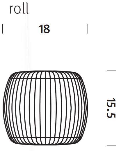 Herman Miller Nelson® Roll Bubble Pendant Lamp