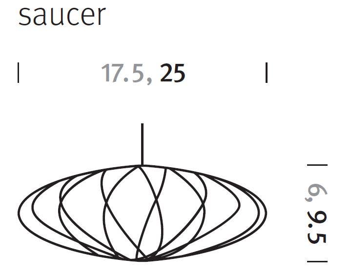 Herman Miller Nelson® Saucer® Crisscross™ Bubble Pendant Lamp