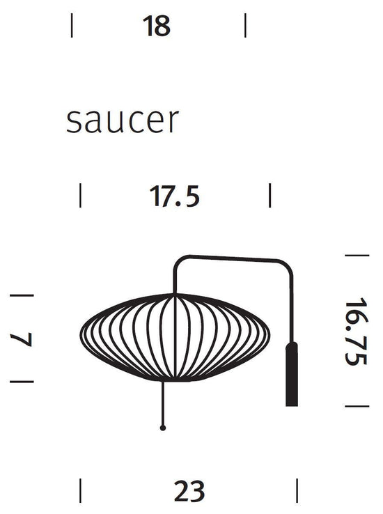 Herman Miller Nelson® Saucer® Wall Sconce