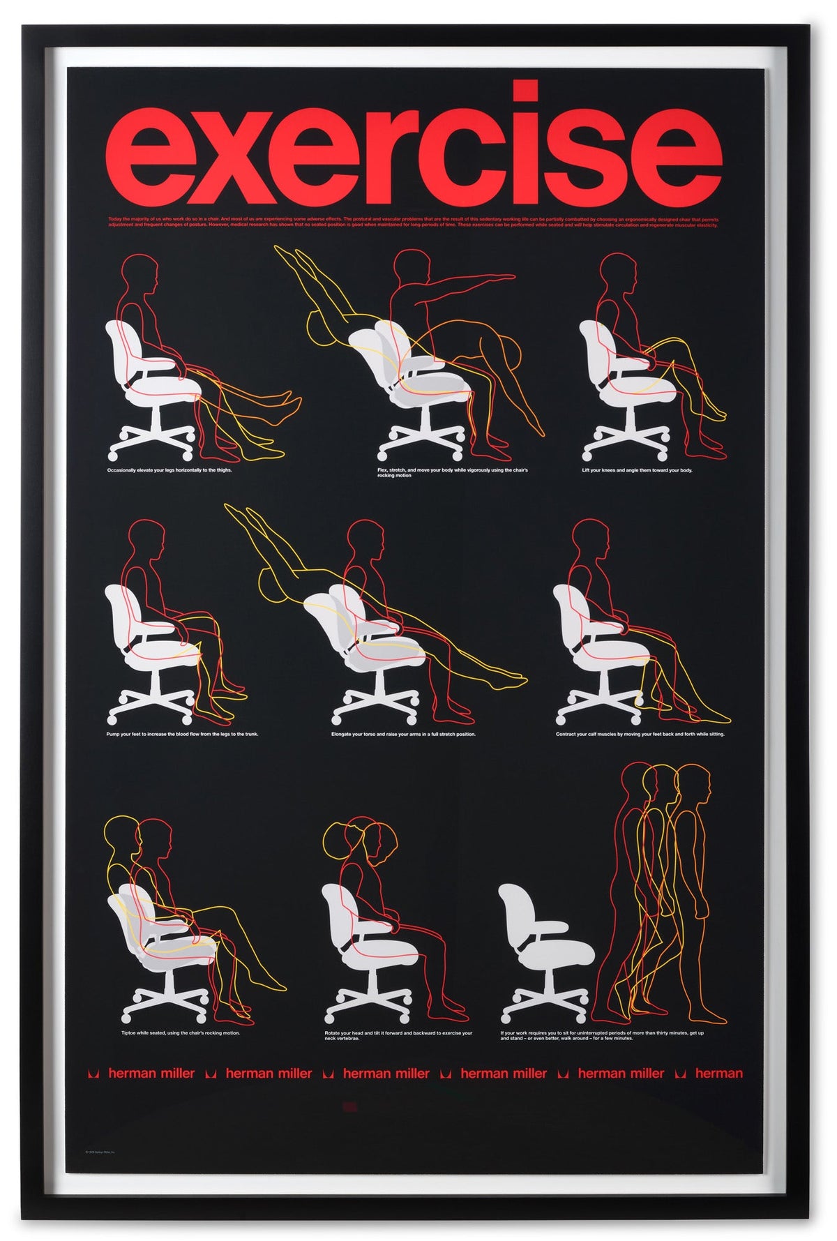 Herman Miller Pop Art Individual Poster