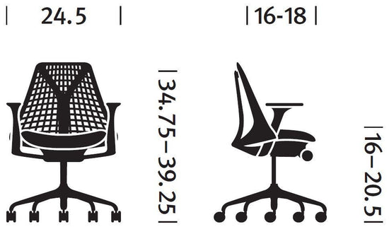 Herman Miller Sayl® Chair > Fully Loaded, Black (IN STOCK)