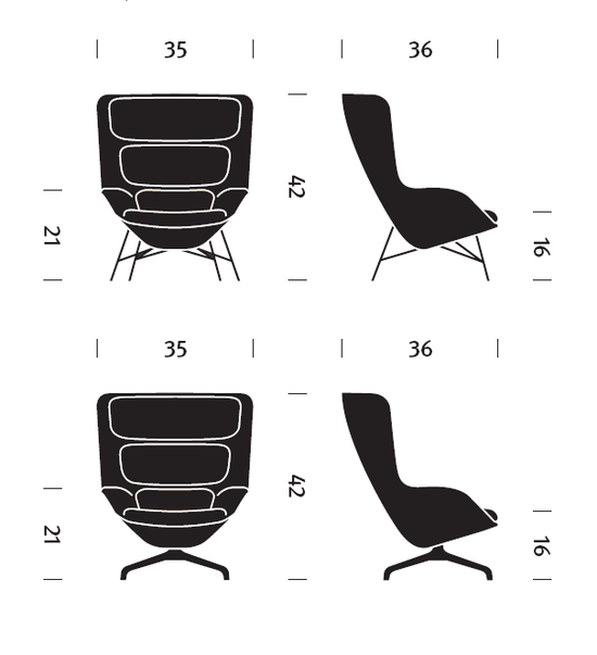 Herman Miller Striad® High-Back Lounge Chair