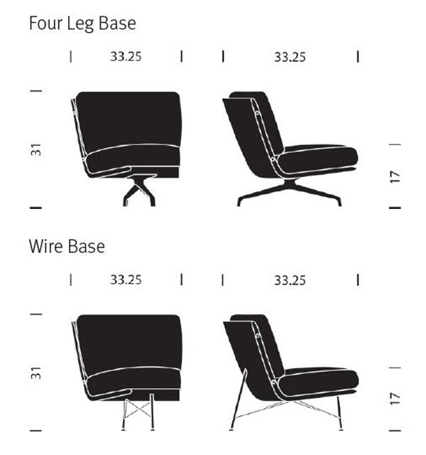 Herman Miller Striad™ Low-Back Curve Sofa