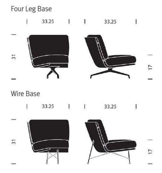 Herman Miller Striad™ Low-Back Curve Sofa