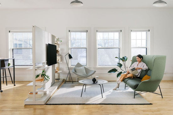 Herman Miller Striad® Three Seater Low-Back Sofa with One Side Arm