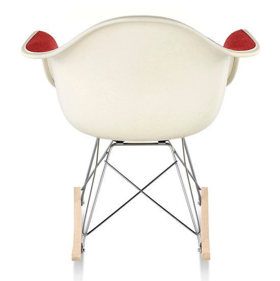 Herman Miller Eames® Molded Fiberglass Armchair Rocker Base Upholstered Shell (On Production Hold)