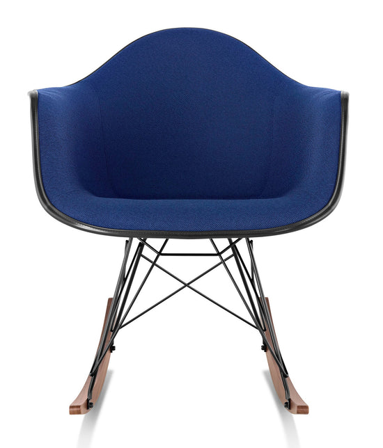 Herman Miller Eames® Molded Fiberglass Armchair Rocker Base Upholstered Shell (On Production Hold)