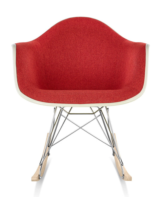 Herman Miller Eames® Molded Fiberglass Armchair Rocker Base Upholstered Shell (On Production Hold)