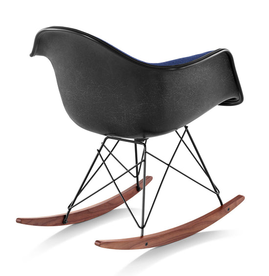 Herman Miller Eames® Molded Fiberglass Armchair Rocker Base Upholstered Shell (On Production Hold)