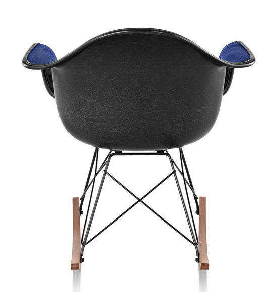 Herman Miller Eames® Molded Fiberglass Armchair Rocker Base Upholstered Shell (On Production Hold)