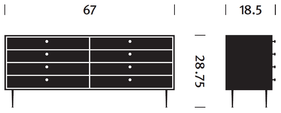 Herman Miller Nelson™ Thin Edge Double Dresser