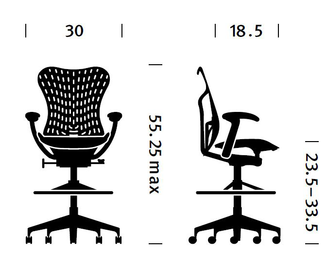 Herman Miller Mirra 2 Stool