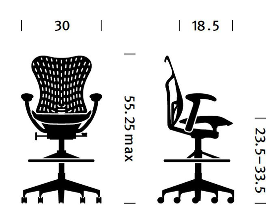 Herman Miller Mirra 2 Stool