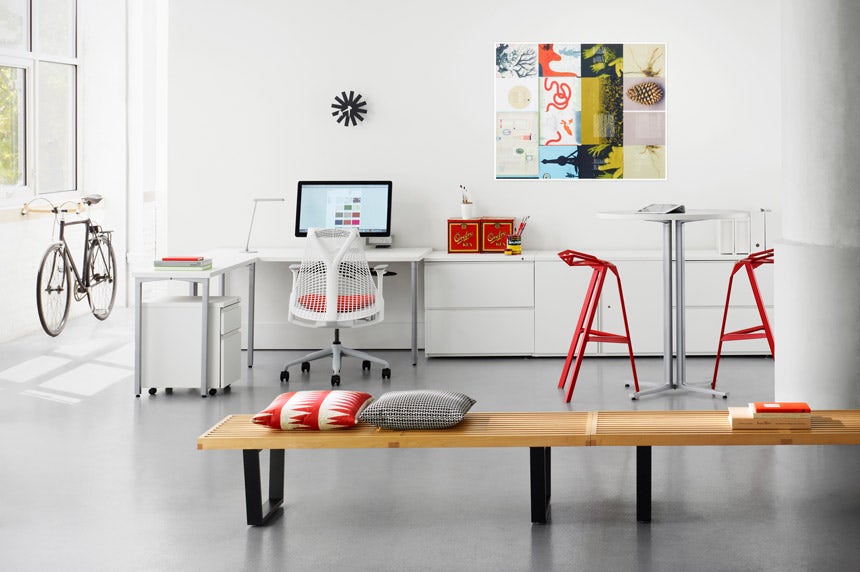 Herman Miller Tu® W-Pull Mobile Pedestal