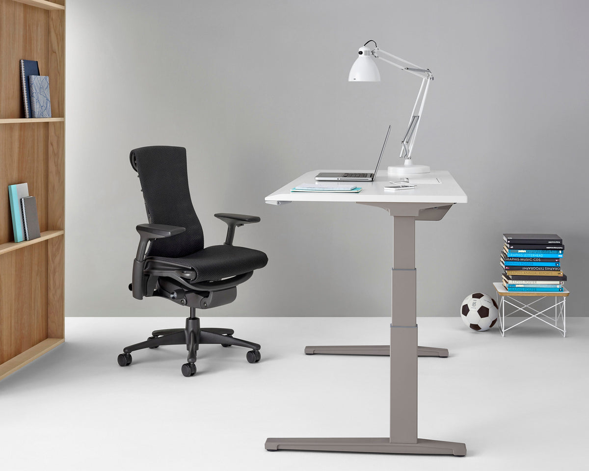 Herman Miller Renew™ Sit-to-Stand Rectangular Table C-Foot