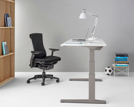 Herman Miller Renew™ Sit-to-Stand Rectangular Table C-Foot