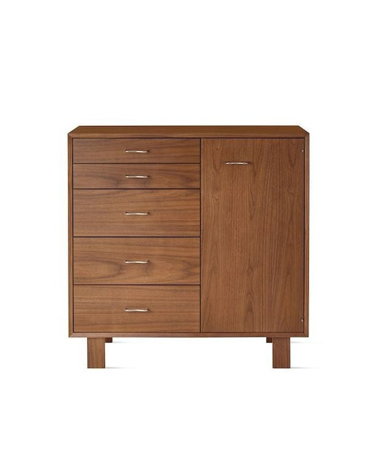 Herman Miller Nelson Basic Cabinet Series 5-Drawer with Door