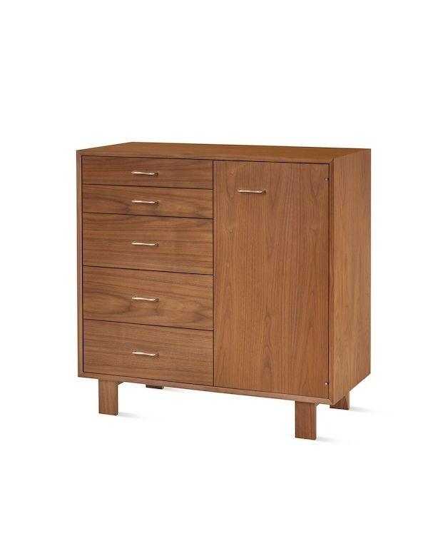 Herman Miller Nelson Basic Cabinet Series 5-Drawer with Door