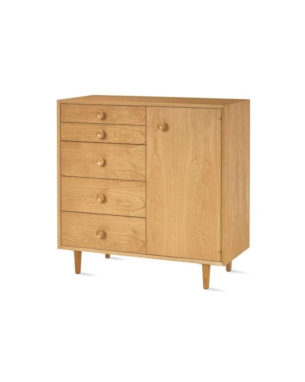 Herman Miller Nelson Basic Cabinet Series 5-Drawer with Door