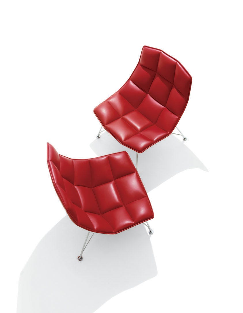 Knoll Markus Jehs and Jurgen Laub - Lounge Chair (Fixed Back, Wire Base)