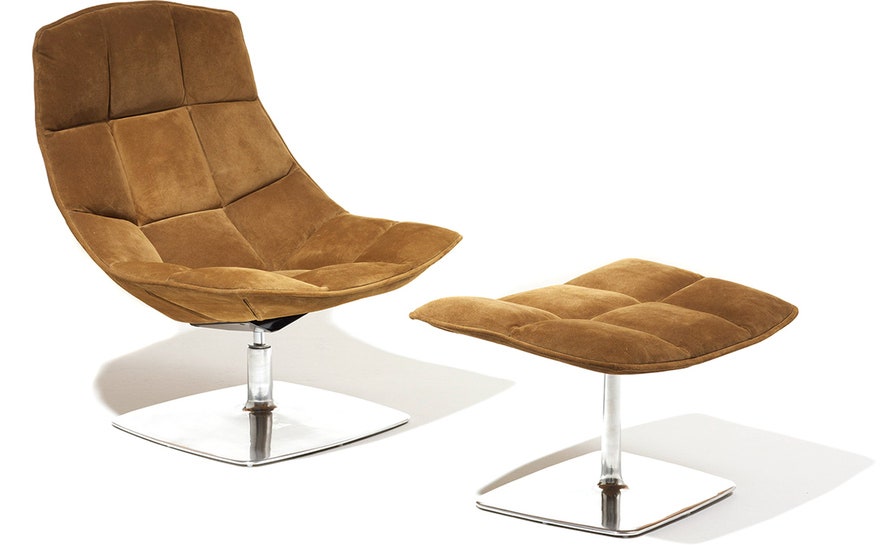 Knoll Markus Jehs and Jurgen Laub - Ottoman (Pedestal Base)