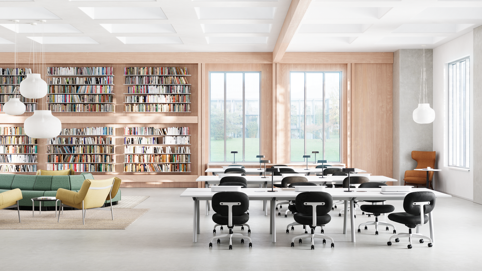 Knoll Morrison Hannah™ Chair Single Upholstery, 5-Star Base