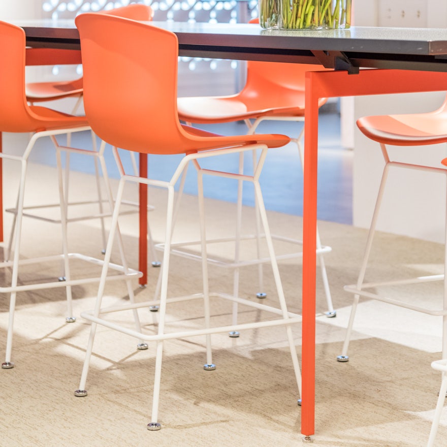 Knoll Harry Bertoia Molded Shell Barstool - Outdoor