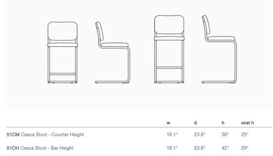 Knoll Marcel Breuer - Cesca® Stool