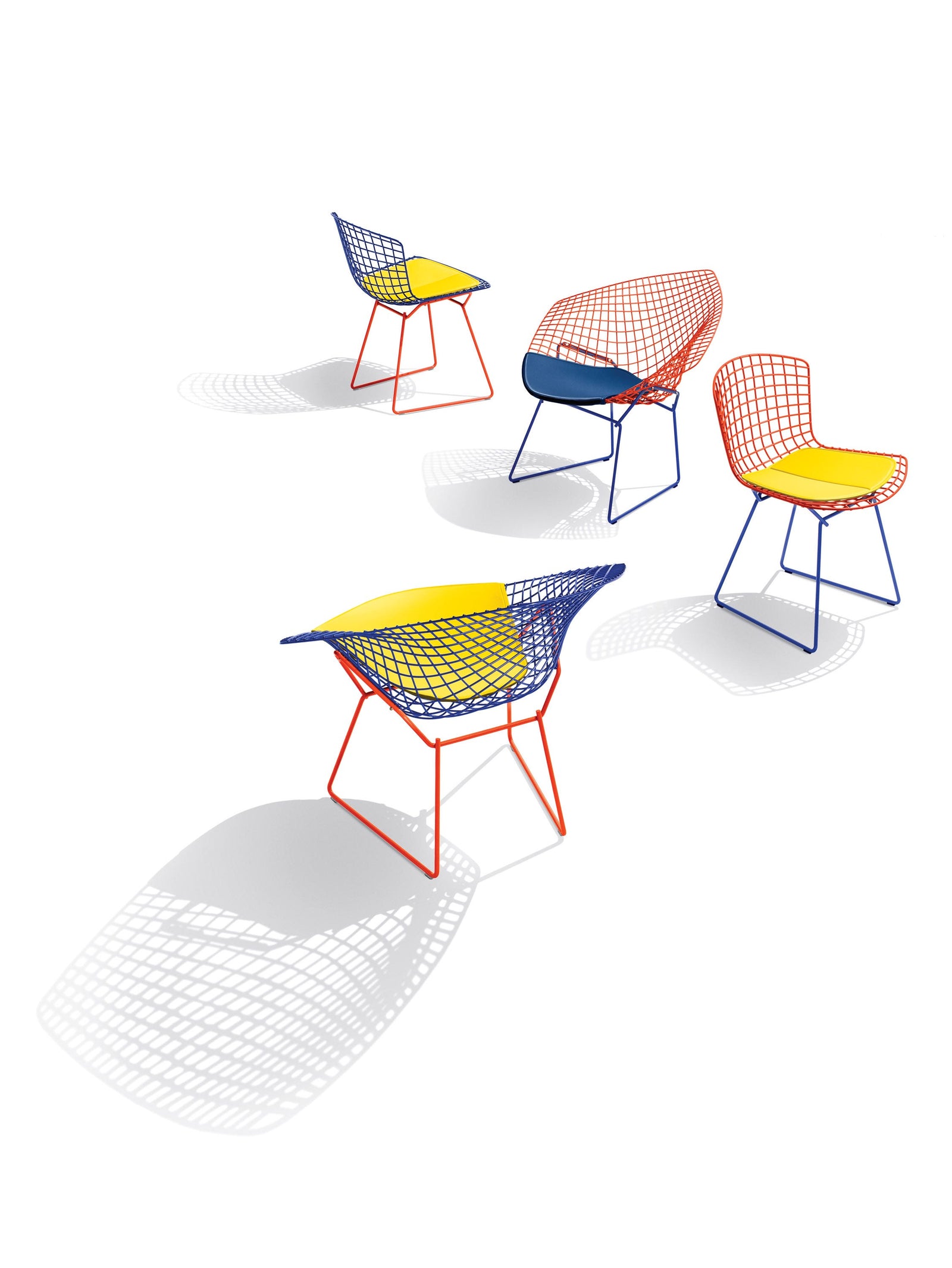 Knoll Harry Bertoia Two-Tone Diamond™ Lounge Chair