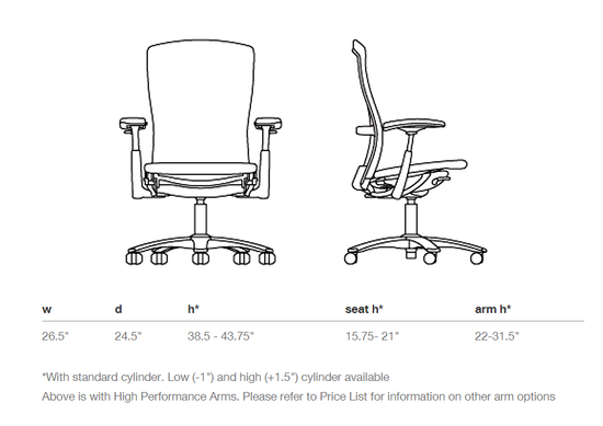 Knoll Life® Chair - Upholstered Back