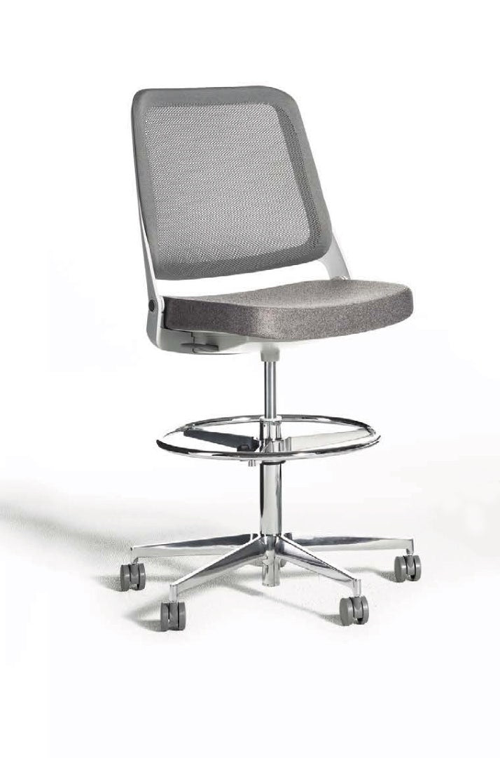 Knoll Ollo High Task Chair with Knit Back, 5-Star Base