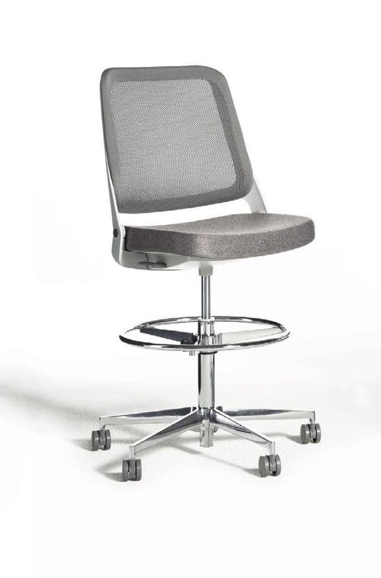 Knoll Ollo High Task Chair with Knit Back, 5-Star Base
