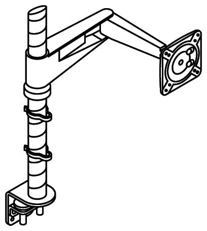 Support d'écran simple Knoll Sapper™