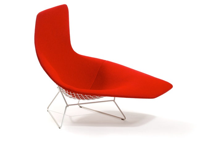 Knoll Harry Bertoia Asymmetric Chaise