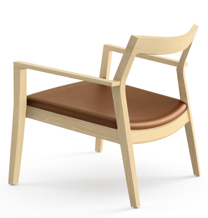 Knoll Marc Krusin Lounge Chair With Arms Upholstered