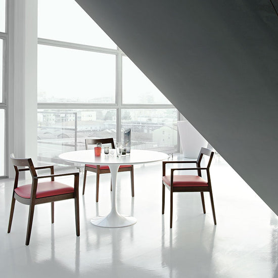 Knoll Marc Krusin Side Chair with Arms Upholstered