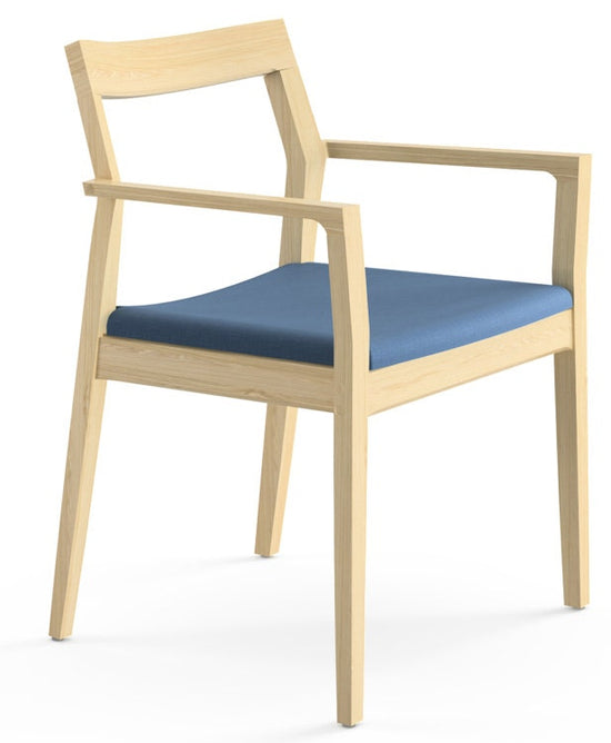 Knoll Marc Krusin Side Chair Armless Paper Rush Seat