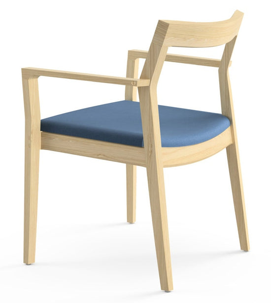 Knoll Marc Krusin Side Chair with Arms Upholstered