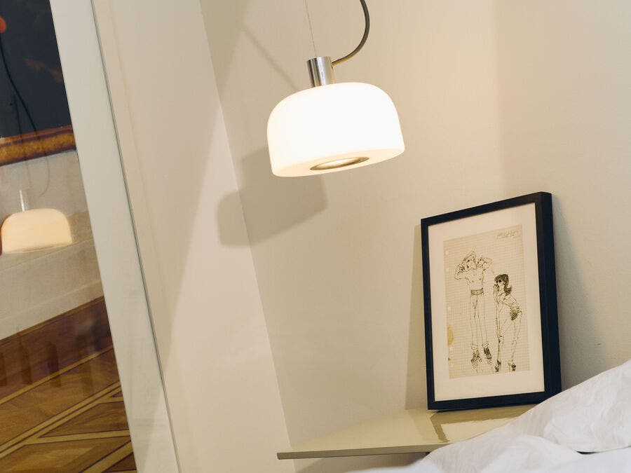 Flos Bellhop Glass Suspension Lamp